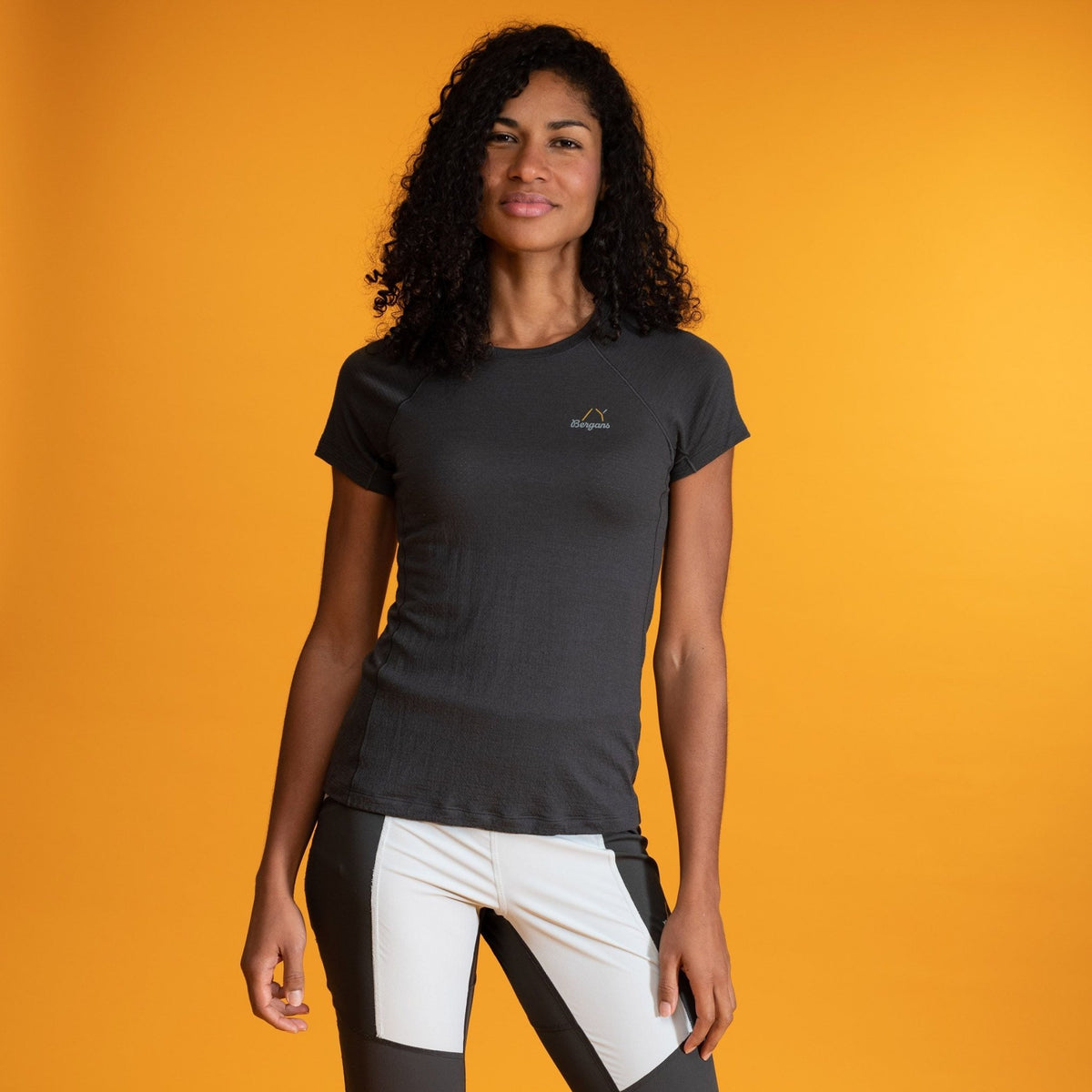 Bergans W Y LIGHTLINE MERINO TEE - Kurzarmshirts bei PeakStyle