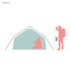 Bergans WIGLO® LT V.2 4 - PERS TENT - Zelte bei PeakStyle