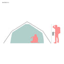 Bergans WIGLO® LT V.2 6 - PERS TENT - Zelte bei PeakStyle