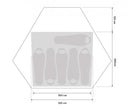 Bergans WIGLO LT V.2 6 - PERSONS TENT - Red 6 Personen Zelte - PeakStyle