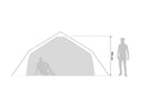 Bergans WIGLO LT V.2 6 - PERSONS TENT - Red 6 Personen Zelte - PeakStyle
