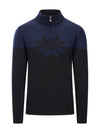 Dale Of Norway BREIDABLIKK Merino-Pullover Herren | Black - Navy | Packshot | DALE-96431-C00-04