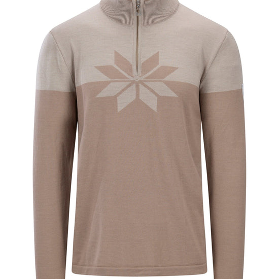 Dale Of Norway BREIDABLIKK Merino-Pullover Herren | Brown - Beige | Packshot | DALE-96431-P00-05