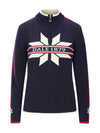 Dale Of Norway NÅLE Merino-Pullover Damen | Navy - Offwhite - Red Rose | Packshot | DALE-96441-C00-03