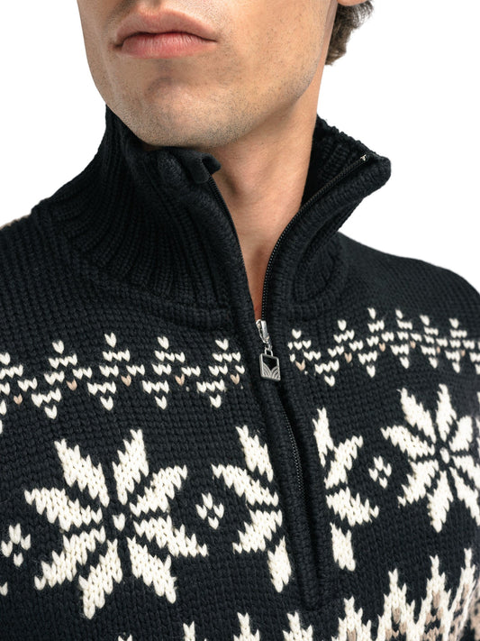 Dale Of Norway MYKING Herren – Black - Brown - Offwhite – Detail 2
