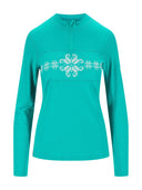 Dale Of Norway W FALKEBERG FEMININE BASELAYER HALF ZIP - Pullover bei PeakStyle
