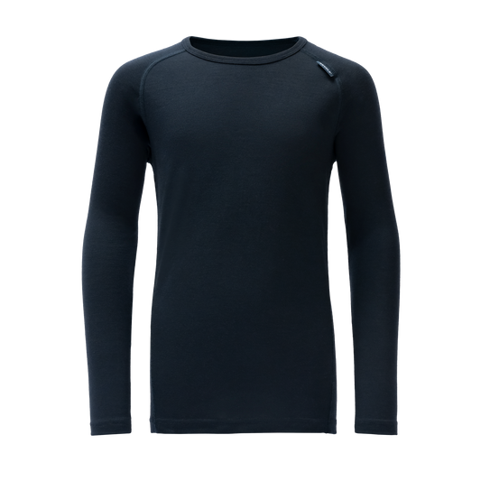 Devold BREEZE Junior Merino Langarmshirt – INK – Hersteller-Packshot