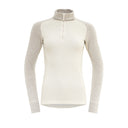 Devold W DUO ACTIVE MERINO 205 ZIP NECK - Raw White XS Oberbekleidung - PeakStyle