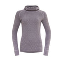 Devold W KVITEGGA MERINO 230 HOODIE - Orchid XS Unterwäsche - PeakStyle
