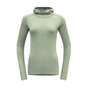 Devold W KVITEGGA MERINO 230 HOODIE - Raw White XS Unterwäsche - PeakStyle