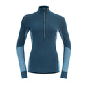 Devold W WOOL MESH 190 ZIP NECK - Moon - Flood XS Unterwäsche - PeakStyle