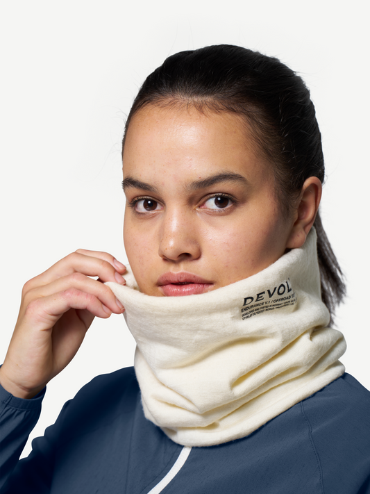 Devold ENDURANCE Merino-Halswärmer Unisex RAW WHITE Studio