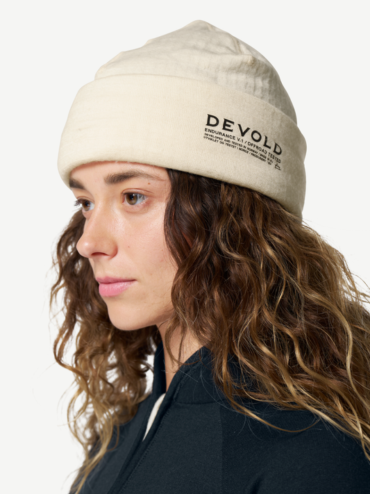 Devold ENDURANCE Merino-Mütze Unisex RAW WHITE Studio