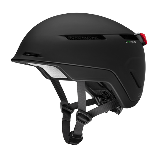 SMITH Dispatch Mips Fahrradhelm – Matte Black – Produktansicht mit Licht
