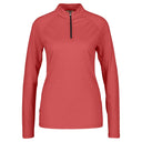 Dolomite W CRISTALLO ZIP MERINO LS TEE - Watermelon Red XS Oberbekleidung - PeakStyle