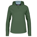 Dolomite W LATEMAR FLEECE HOODY - Mineral Green - Stone Blue XS Oberbekleidung - PeakStyle