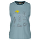 Dolomite W LATEMAR TANK - Stone Blue XS Oberbekleidung - PeakStyle