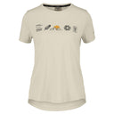 Dolomite W PELMO DRI 2 SS TEE - Willow White XS Oberbekleidung - PeakStyle
