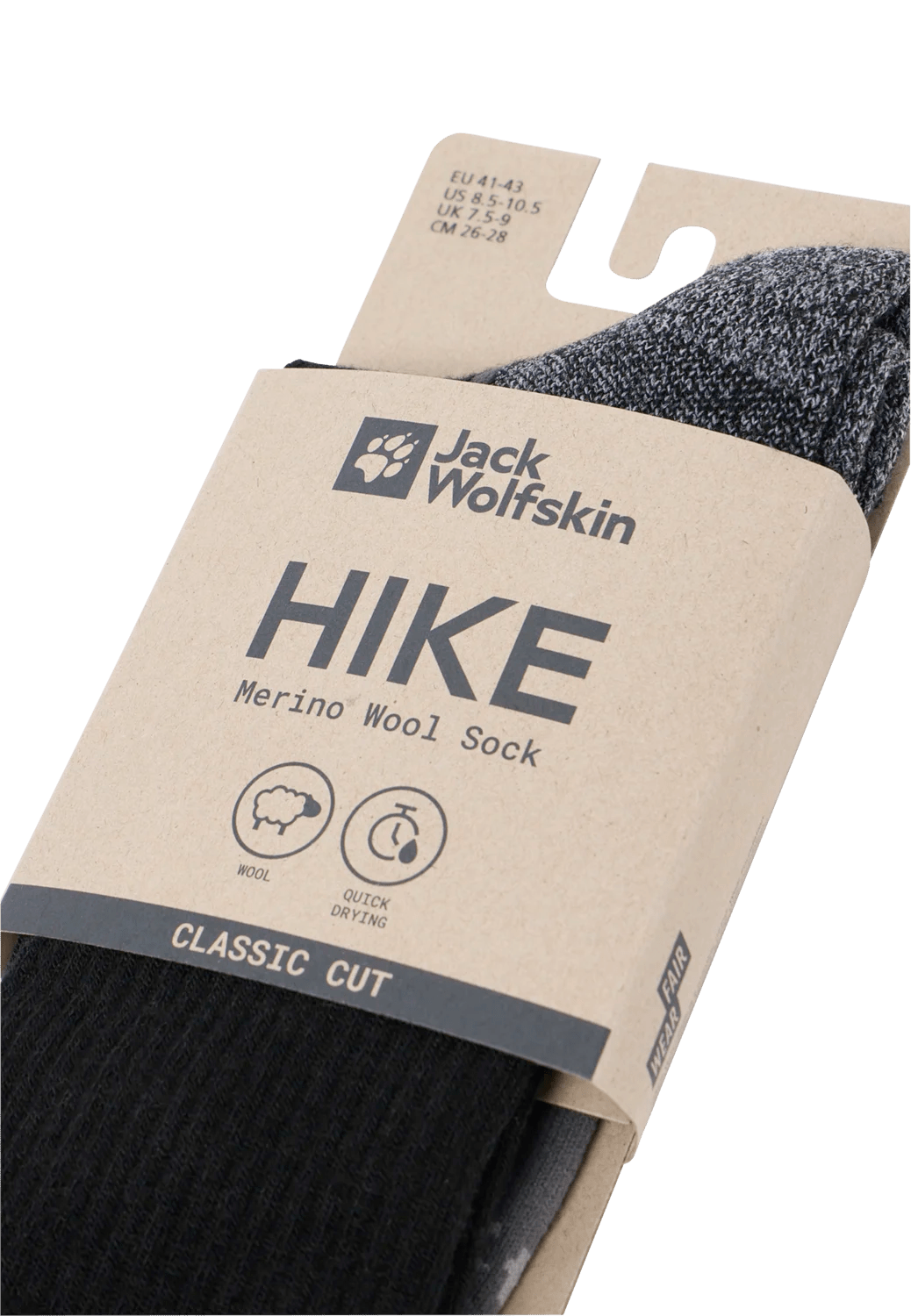 Jack Wolfskin HIKE MERINO SOCK CL C - Socken bei PeakStyle