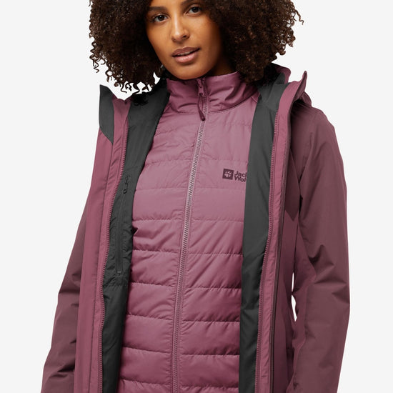 Jack Wolfskin HUNBERG 3IN1 JACKET W - Jacken bei PeakStyle