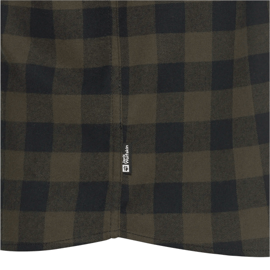 Jack Wolfskin M LITE FLANNEL SHIRT M - Kurzarmshirts bei PeakStyle