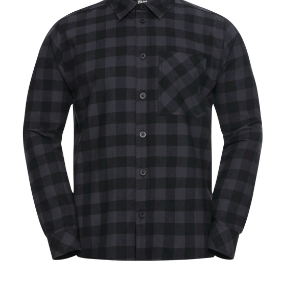 Jack Wolfskin M LITE FLANNEL SHIRT M - Kurzarmshirts bei PeakStyle