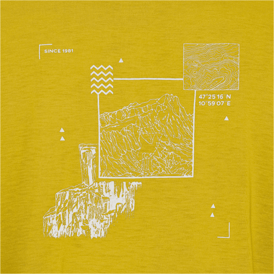 Jack Wolfskin M VONNAN GRAPHIC T M - Unterwäsche bei PeakStyle