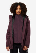 Jack Wolfskin ROTWAND 3IN1 JACKET W - Jacken bei PeakStyle