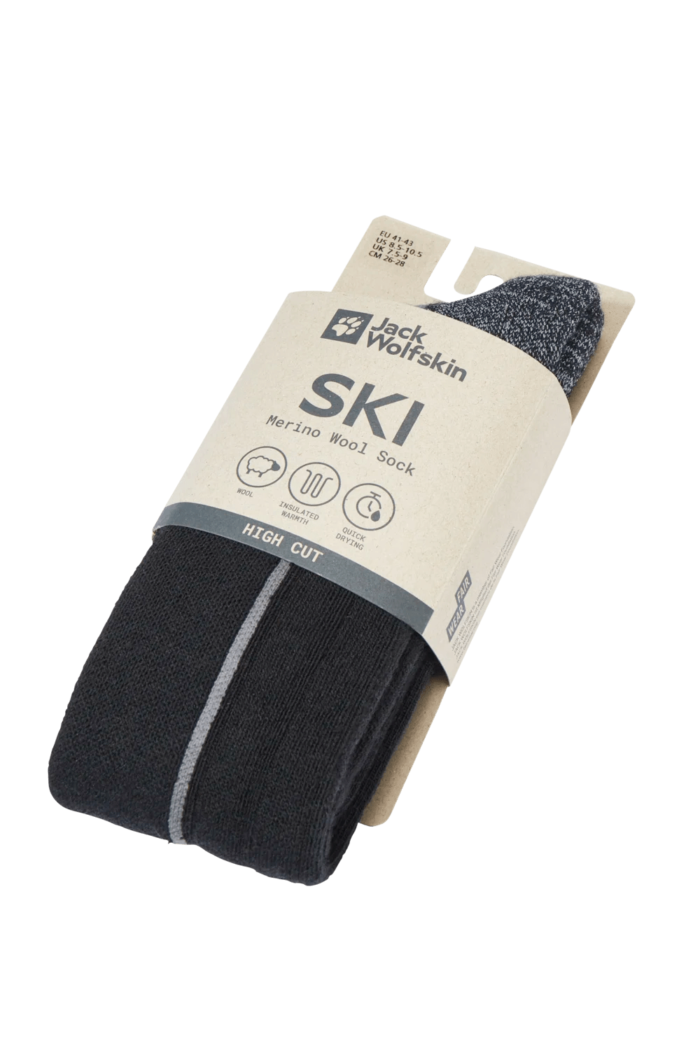 Jack Wolfskin SKI MERINO SOCK H C - Socken bei PeakStyle