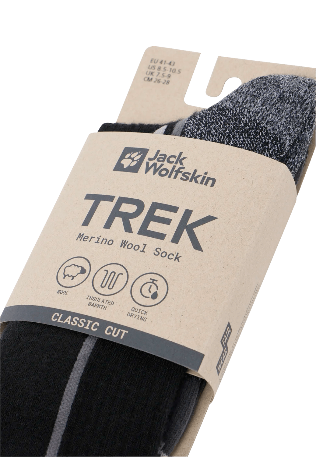 Jack Wolfskin TREK MERINO SOCK CL C - Socken bei PeakStyle