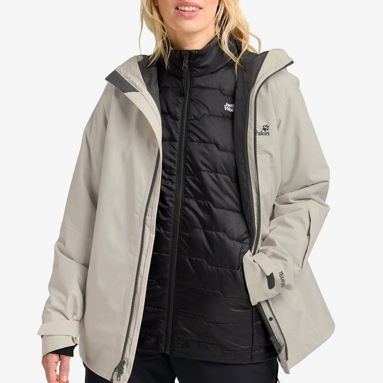 Jack Wolfskin W FLOWLINE 3IN1 JACKET W - Wintersportjacken bei PeakStyle