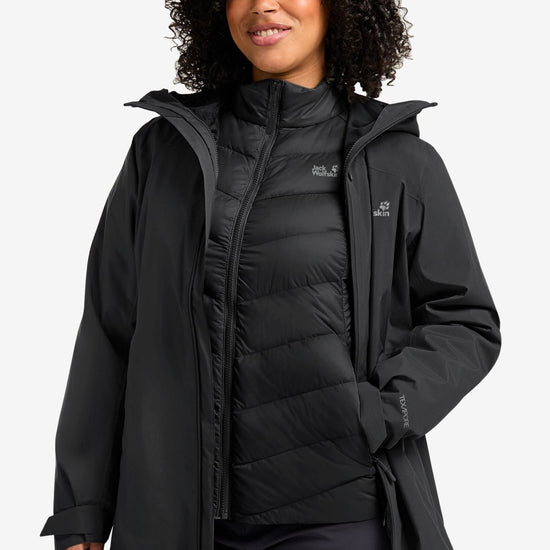 Jack Wolfskin W ICECAPE 3IN1 DOWN JACKET W RDS - Mäntel & Parkas bei PeakStyle