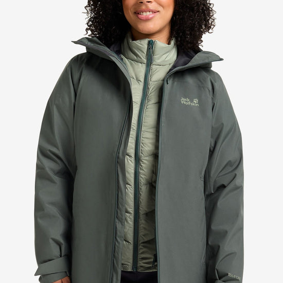 Jack Wolfskin W ICECAPE 3IN1 DOWN JACKET W RDS - Mäntel & Parkas bei PeakStyle