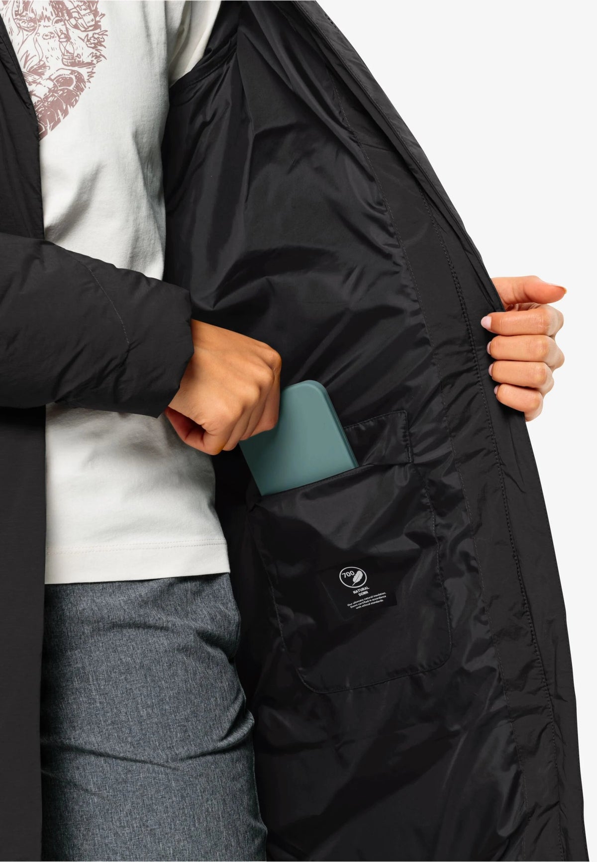 Jack Wolfskin W MARIENPLATZ COAT W RDS - Mäntel & Parkas bei PeakStyle