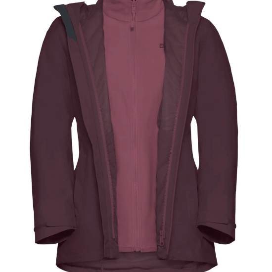 Jack Wolfskin W MOONRISE 3IN1 JACKET W - Jacken bei PeakStyle