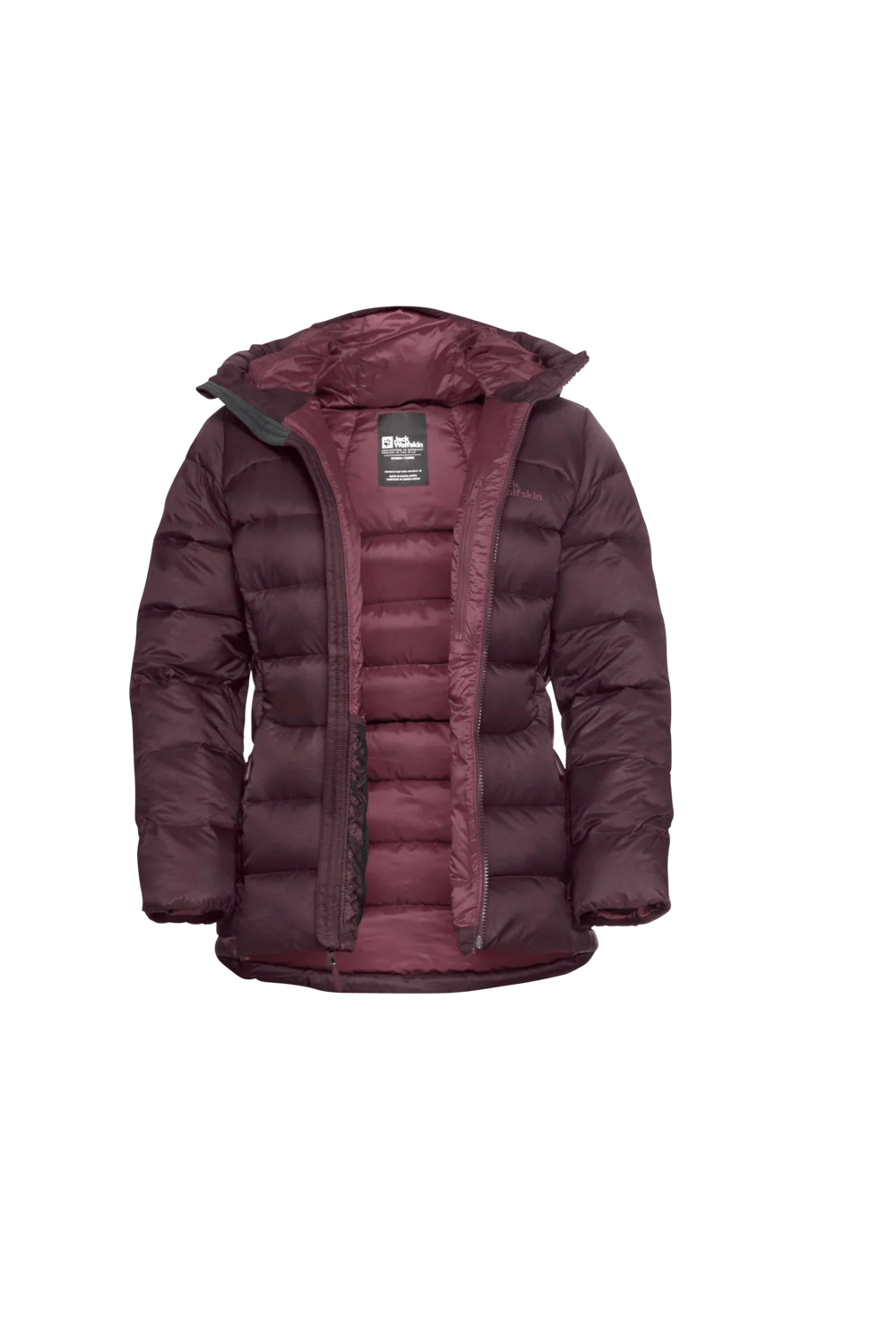 Jack Wolfskin W NEBELHORN DOWN HOODY W RDS - bei PeakStyle