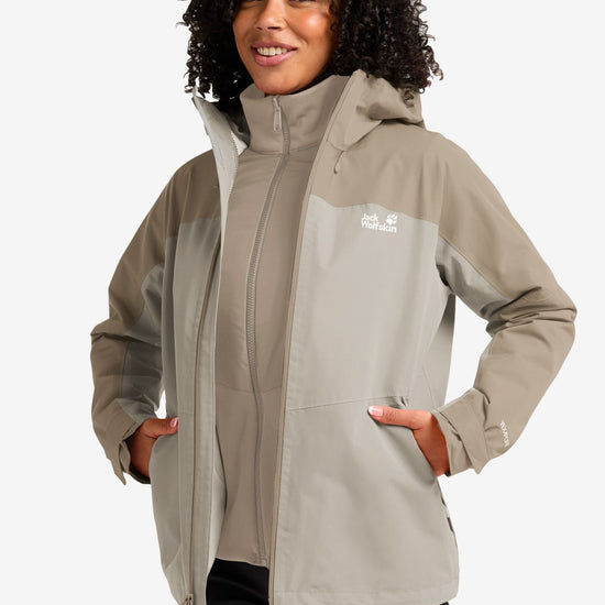 Jack Wolfskin WILD PLACES 3IN1 JACKET W - Jacken bei PeakStyle