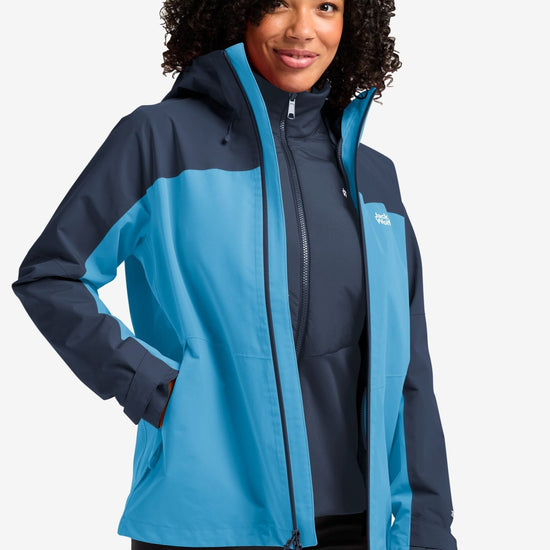 Jack Wolfskin WILD PLACES 3IN1 JACKET W - Jacken bei PeakStyle
