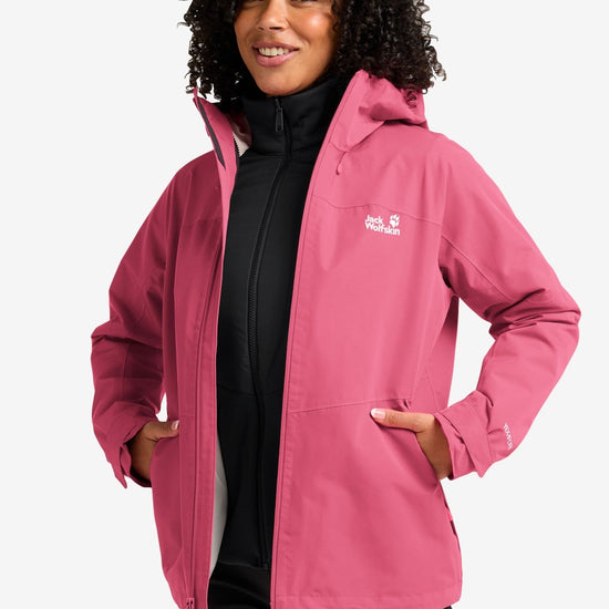 Jack Wolfskin WILD PLACES 3IN1 JACKET W - Jacken bei PeakStyle