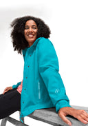 Maier Sports W METEOR SUSTAIN ÜBERGRÖSSE - Teal Pop - Spray 24 Oberbekleidung - PeakStyle