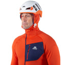 Mountain Equipment M ECLIPSE HOODED ZIP T - Magma - Medieval S Midlayer - PeakStyle