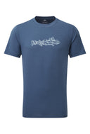 Mountain Equipment M GROUNDUP SKYLINE TEE - Denim Blue S Oberbekleidung - PeakStyle