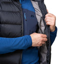Mountain Equipment M LIGHTLINE VEST - Black S Westen - PeakStyle