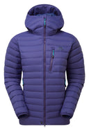 Mountain Equipment W EARTHRISE HOODED JACKET - Amethyst XS - 8 Isolationsjacken - PeakStyle