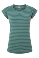 Mountain Equipment W EQUINOX TEE - Fern Stripe XS - 8 Oberbekleidung - PeakStyle