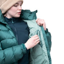 Mountain Equipment W LIGHTLINE JACKET - Deep Teal XS - 8 Isolationsjacken - PeakStyle