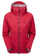 Mountain Equipment W ODYSSEY JACKET - Capsicum Red XS - 8 Regenjacken - PeakStyle