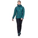 Mountain Equipment W ODYSSEY JACKET - Deep Teal XS - 8 Regenjacken - PeakStyle