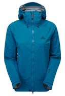 Mountain Equipment W ODYSSEY JACKET - Mykonos Blue XS - 8 Regenjacken - PeakStyle
