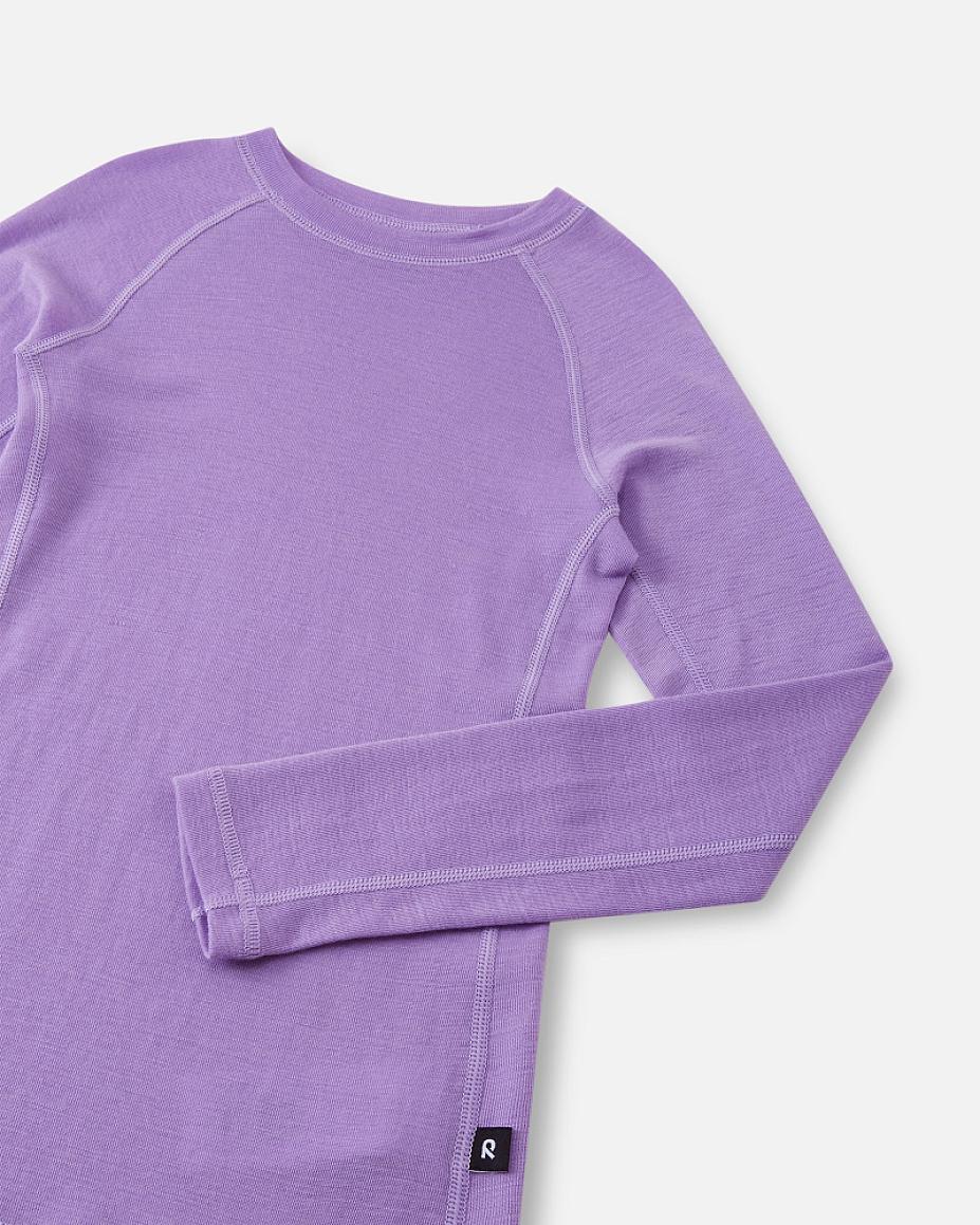 Reima Kinsei Merino-Lyocell-Funktionsunterwäsche Set Kinder - Blooming Lilac - Ansicht 6